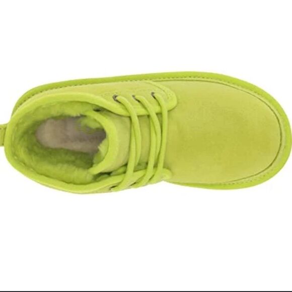 UGG NEUMEL Lime Green Woman’s Boots Size 5 - Picture 5 of 7